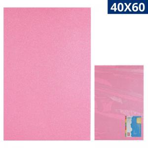 Kit 10 Tapetes Eva com Glitter Rosa Neon 40X60Cm