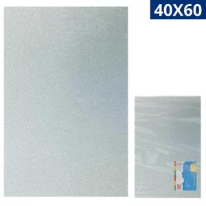Kit 10 Tapetes Eva com Glitter Prata 40X60Cm