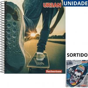 Caderno Urban Espiral 15 Materias 240 Folhas Panamericana