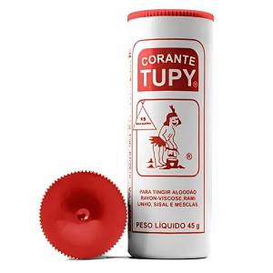 Corante Tupy Vermelho 45G: Roupas Artesanato Diy