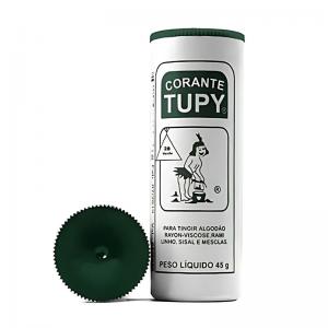 Corante Tupy Verde 45G: Kit Tintura Roupas