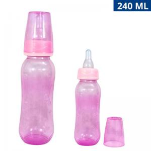 Mamadeira Bebê Rosa 240Ml Presente Gravado
