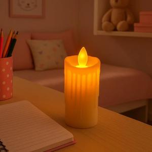 Vela Decorativa Led Artifical 11,3Cm Ambiente Aconchegante