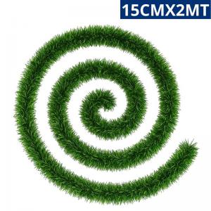 Festão Verde Natalino 15Cm X 2M Decorativo