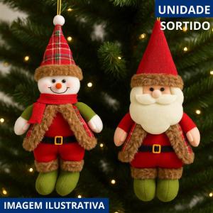 Boneco Natalino Decorativo 32Cm Pendurável Sortido Unidade