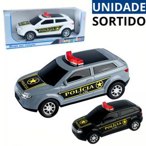 Carrinho Policial Suv Top Motors Brinquedo Infantil