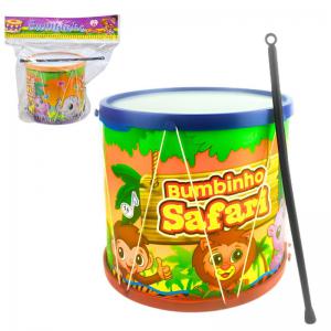 Bumbinho Safari Infantil com Banqueta - Brinquedo Musical