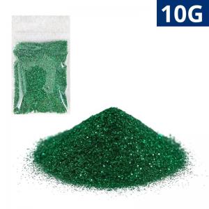 Glitter Metálico Verde Folha 10G Decoração Festa