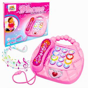 Telefone Infantil Musical Luzes Coloridas Impex