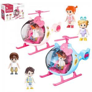 Helicóptero Infantil Colorido com Boneco - Brinquedo Educativo
