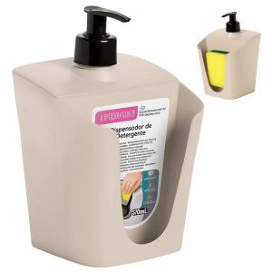 Porta Detergente Líquido 610Ml Fendi com Bucha