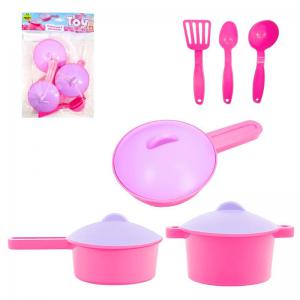 Kit Cozinha Infantil Top Chef 9 Peças Rosa