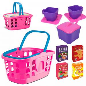 Cesta Picnic Infantil Chefkids 13 Peças Diversão