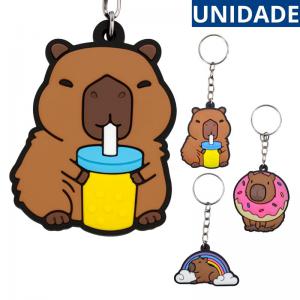 Chaveiro Capivara Emborrachado Sortido Presente Criativo