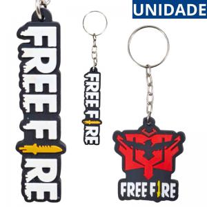Chaveiro Free Fire Emborrachado Sortido Presente Gamer