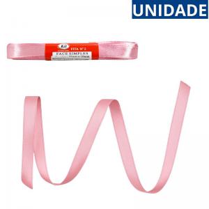 Fita de Cetim Rose 10Mm X 10M - Artesanato e Decoração