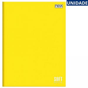 Caderno Brochurão Soft Amarelo Escolar 80 Folhas