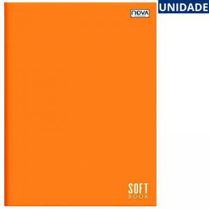 Caderno Brochurão Soft Laranja 48 Folhas - Escolar
