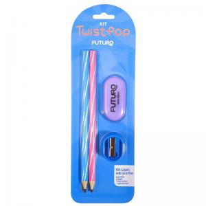 Kit Escolar Twist Pop Futuro 4 Peças
