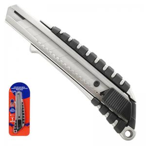 Estilete Profissional Emborrachado Metal 18Mm