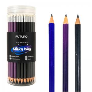 Lápis Preto Hb Milky Way com Borracha Pote 72 Unidades