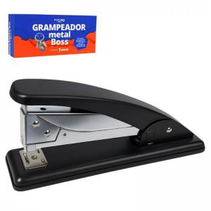 Grampeador Metálico Vermelho Interponte 12Cm Escritório