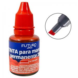 Reabastecedor Tinta Vermelha Marcador Permanente 20Ml