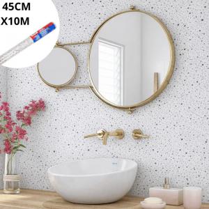 Papel Parede Autoadesivo Mármore 45Cmx10M Decoração
