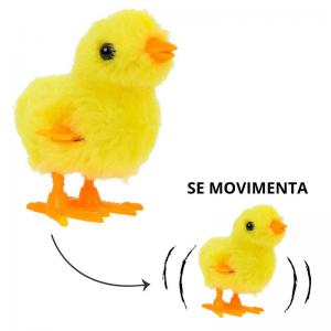 Pintinho Amarelo Corda Infantil Brinquedo Educativo 8Cm