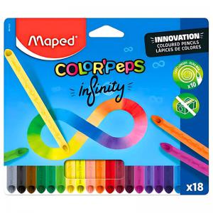 Lápis de Cor Maped Color Peps Infinity 18 Cores