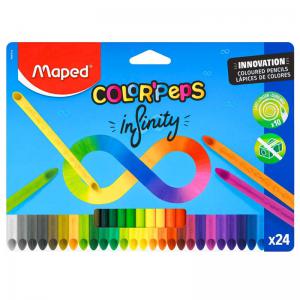 Lápis de Cor Maped Color Peps Infinity 24 Cores