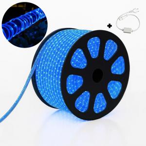 Pisca Natalino Led Azul 100M 220V Decoração Festiva