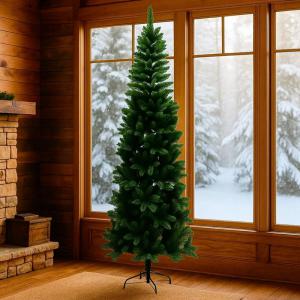 Árvore de Natal Pinheiro Slim 150Cm Verde 230Gl