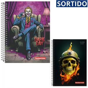 Caderno Espiral Dark Day 10 Matérias Capa Dura