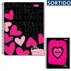 Caderno Universitário 20 Matérias Capa Dura com Bolsa