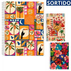 Caderno 12 Matérias Capa Dura Feminina 192 Folhas