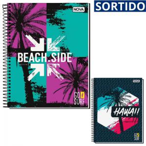 Caderno 12 Matérias Capa Dura Feminino Sortido Nova