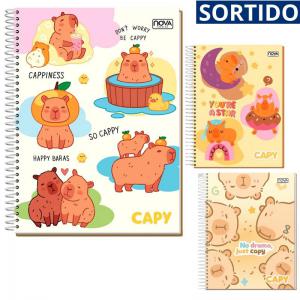 Caderno Capa Dura 12 Matérias 192 Folhas Capy