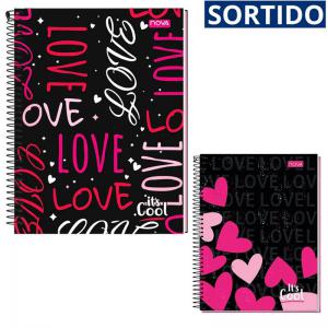 Caderno 15 Matérias Capa Dura Love It's Cool