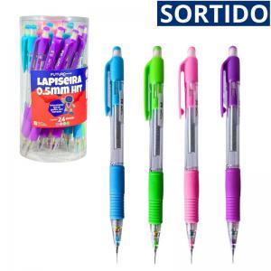 Lapiseira 0.5Mm Futuro Hit Cores Sortidas Kit 24 Unidades