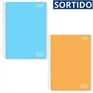 Caderno Colegial Soft Class 160 Folhas 10X1 Nova
