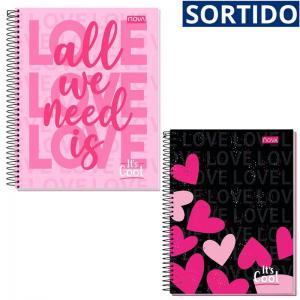 Caderno Capa Dura 80 Folhas Bolsa Adesivos Sortidos