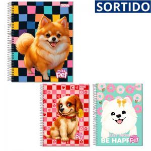 Caderno Espiral 1/4 Capa Dura Miss Pet 80 Folhas