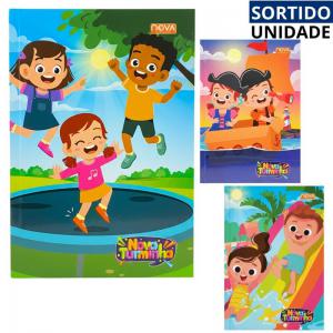 Caderno Brochura Nova Teen 96 Folhas Colorido