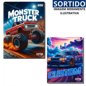 Caderno Brochura Custom Drive 96 Folhas