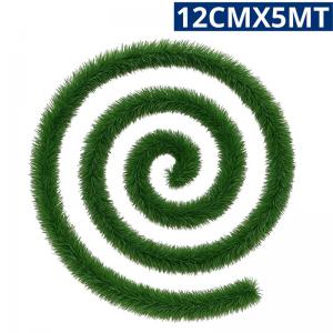 Festão Natalino Verde Decorativo 12Cmx5M