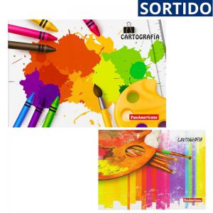 Caderno de Desenho Cartográfico 48 Folhas Brochura - Panamericana