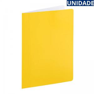 Pasta Grampo Trilho Amarelo Organização Escritório