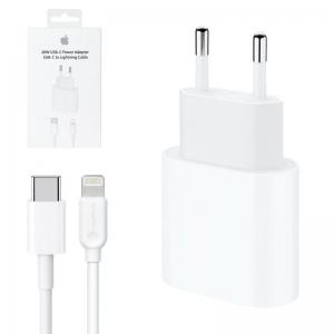 Carregador Celular 20W Iphone Tipo-C Pd Rápido Inova Branco
