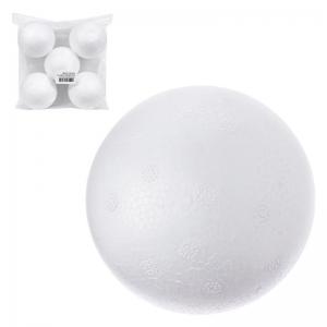 Bola Isopor 7 Cm (70Mm) Pacote com 5 Unidades  - Styroform